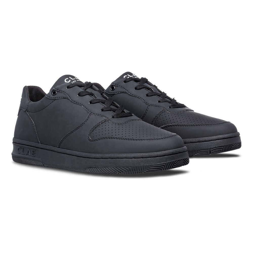 CLAE MALONE APPLE Shoes Mens USA384-E92 In Triple Black